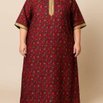 پیراهن ساحلی طرح دار